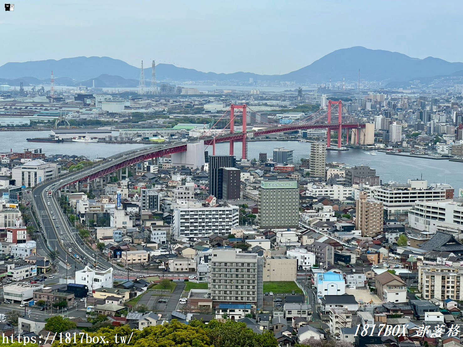 【北九州私房景點】高塔山展望台：在地人帶路！絕美若戶大橋紅色夜景、繡球花海全攻略