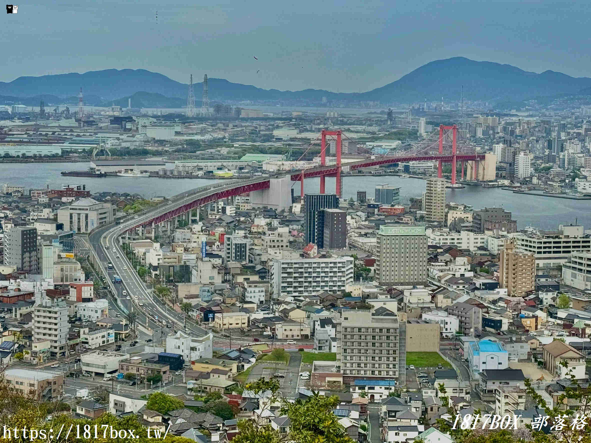 【北九州私房景點】高塔山展望台：在地人帶路！絕美若戶大橋紅色夜景、繡球花海全攻略