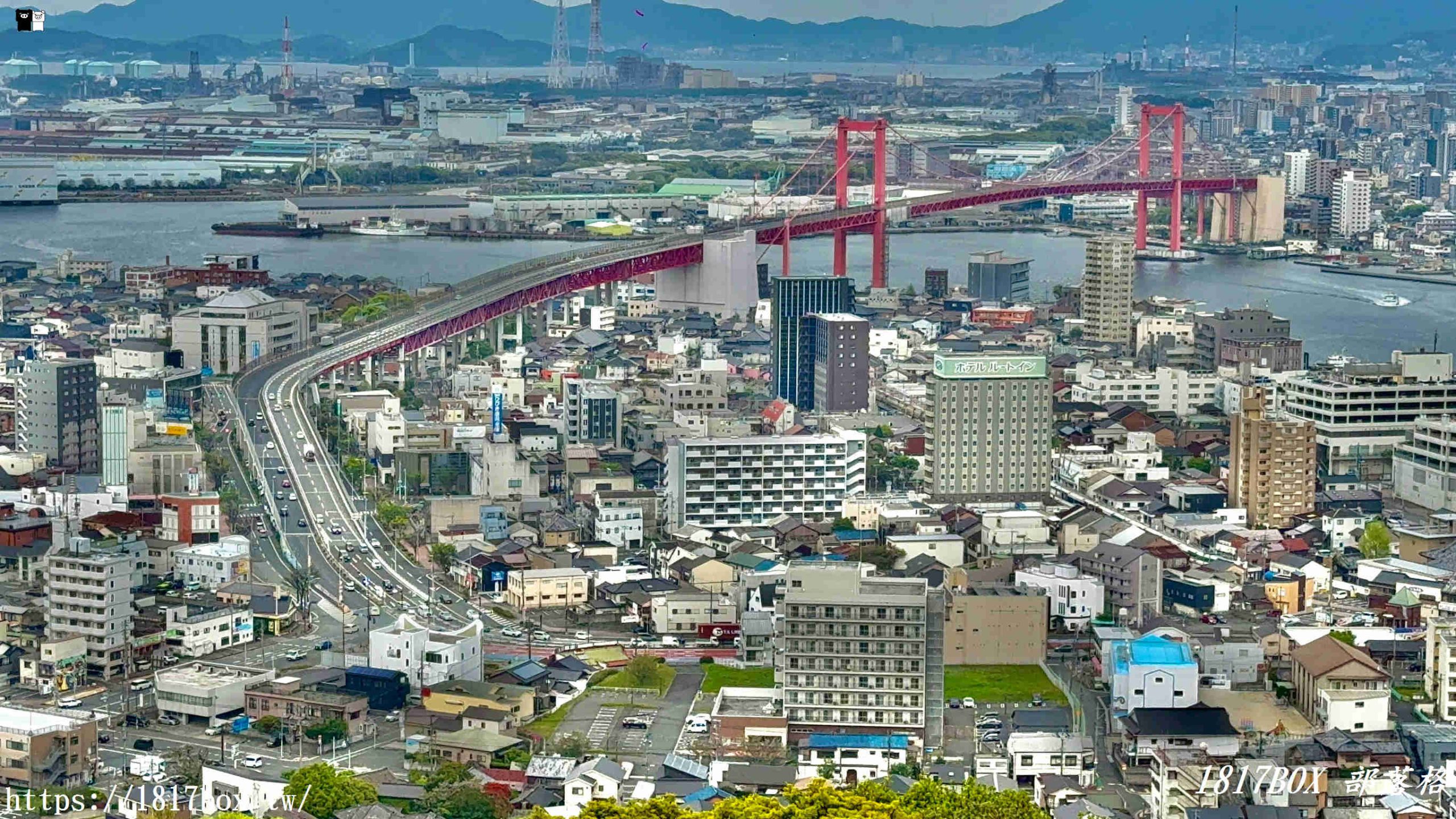 【北九州私房景點】高塔山展望台：在地人帶路！絕美若戶大橋紅色夜景、繡球花海全攻略