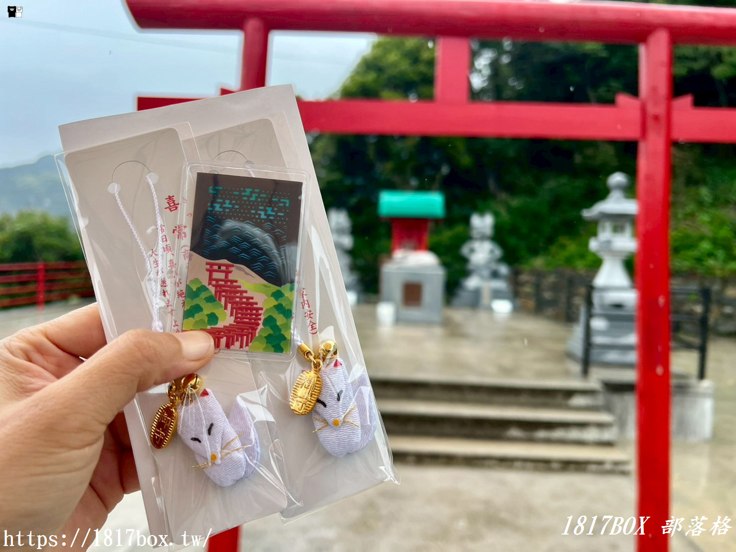 雨落鳥居的赤紅絕景｜山口縣元乃隅神社雨天參拜指南、御守與御朱印分享