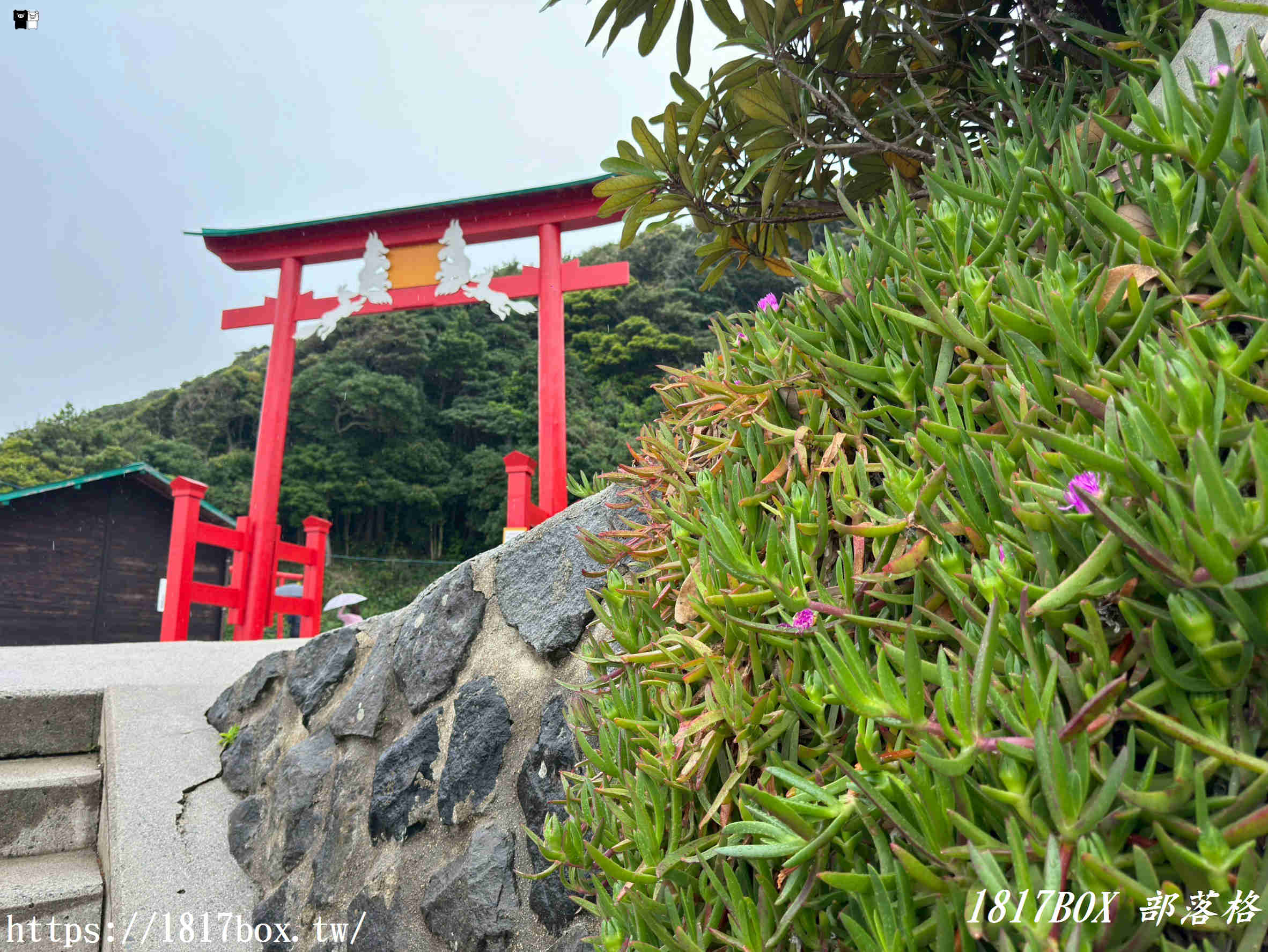 雨落鳥居的赤紅絕景｜山口縣元乃隅神社雨天參拜指南、御守與御朱印分享