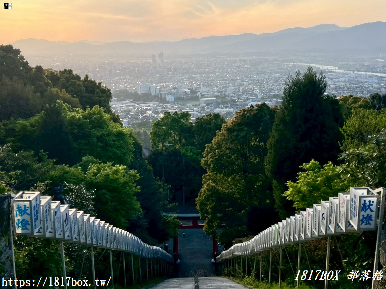 【福岡景點】高良大社黃昏絕景！俯瞰筑後平原的魔幻時刻，九州最大社殿神隱之旅