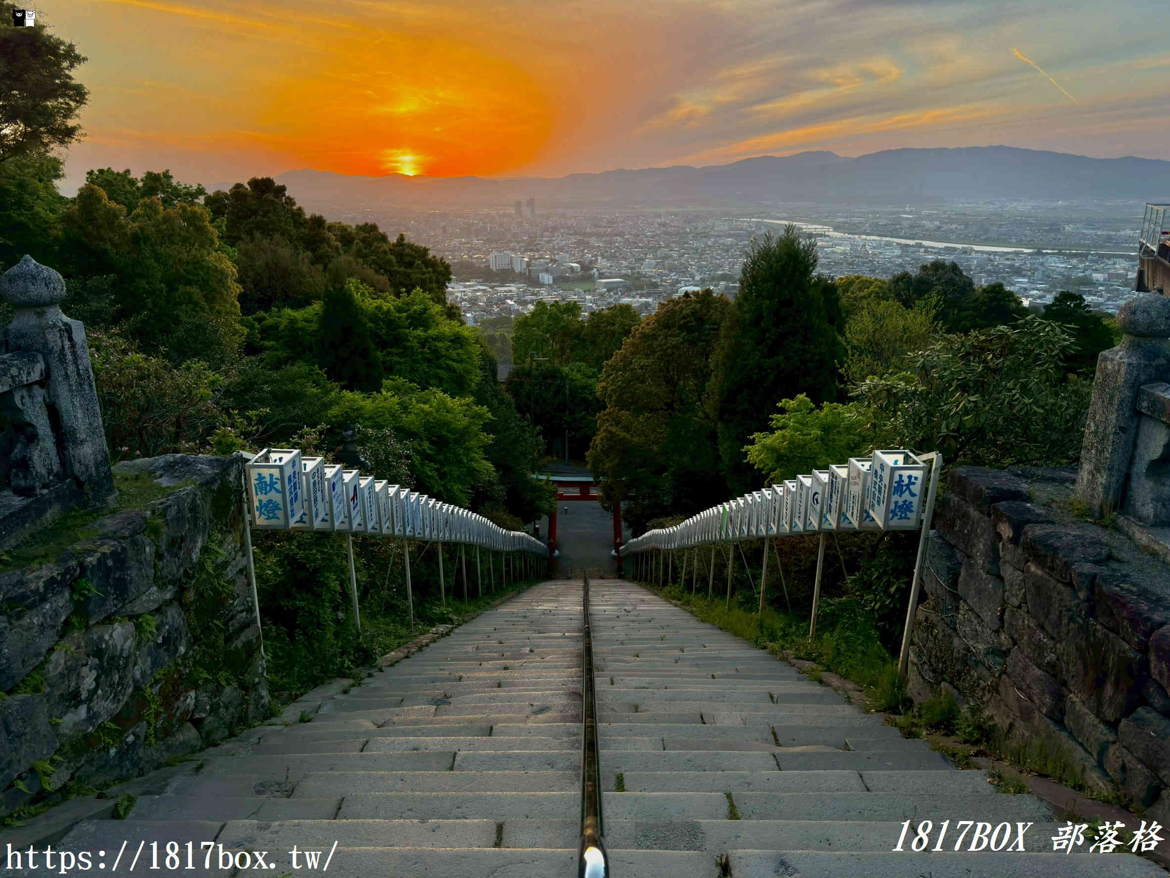 【福岡景點】高良大社黃昏絕景！俯瞰筑後平原的魔幻時刻，九州最大社殿神隱之旅
