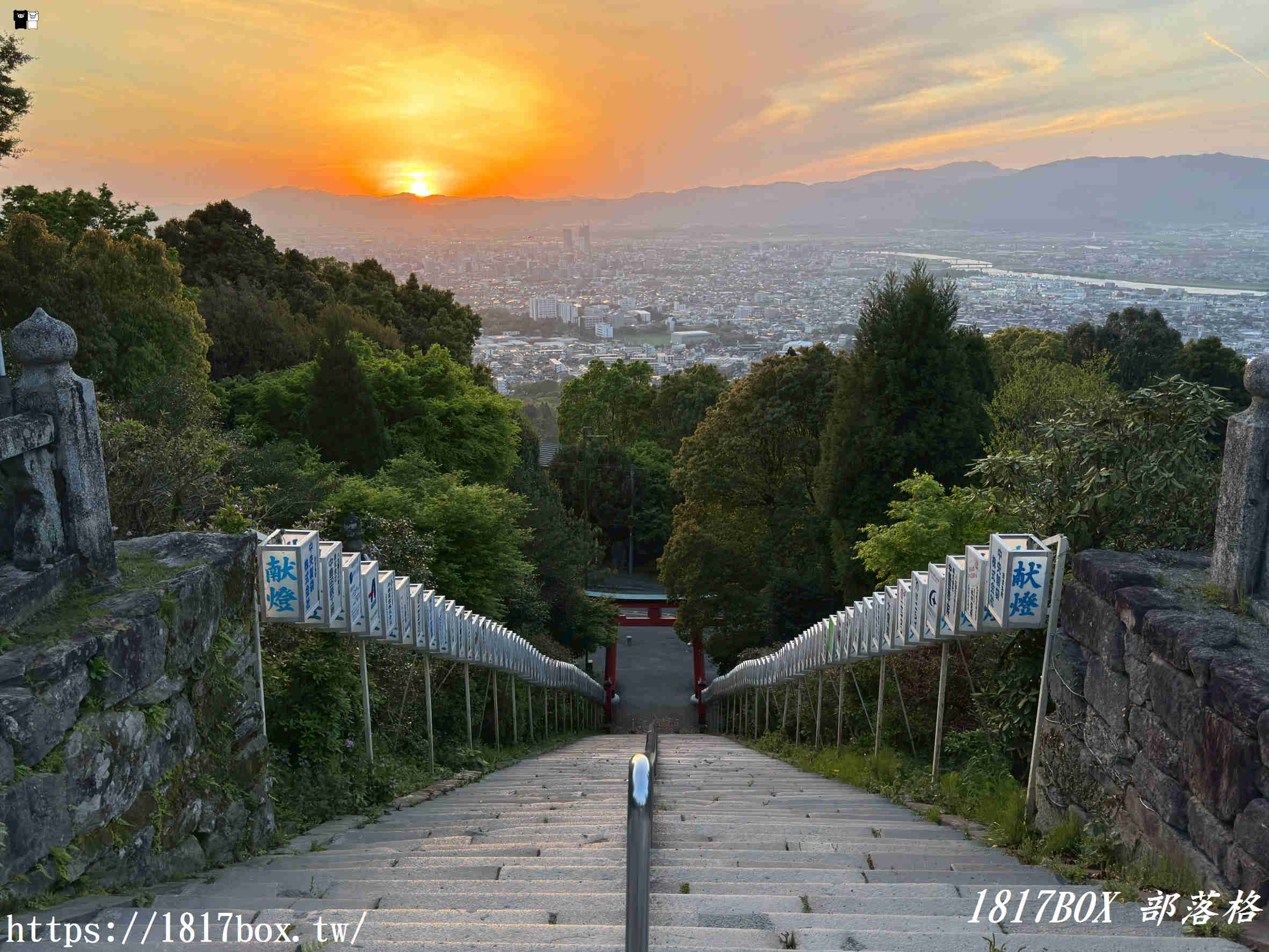 【福岡景點】高良大社黃昏絕景！俯瞰筑後平原的魔幻時刻，九州最大社殿神隱之旅