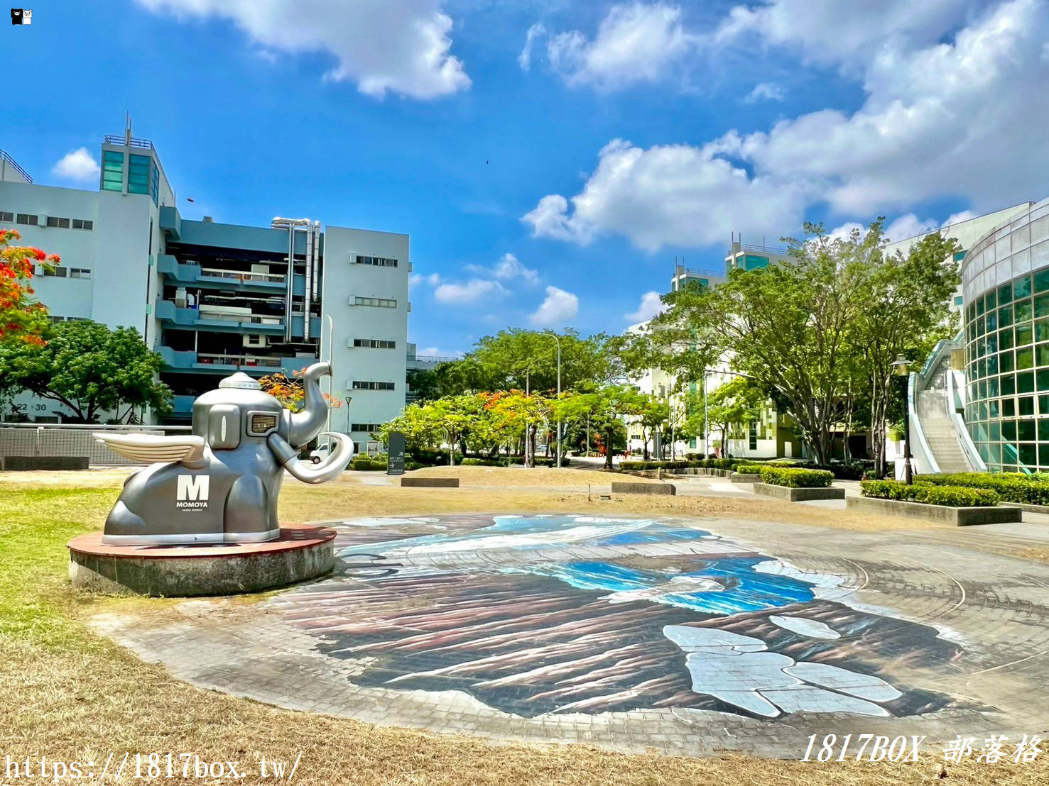【台南景點推薦】南科 PARK 17 商場｜超吸睛巨大鯨魚出沒！結合美食、打卡、親子遊的全能生活綠洲