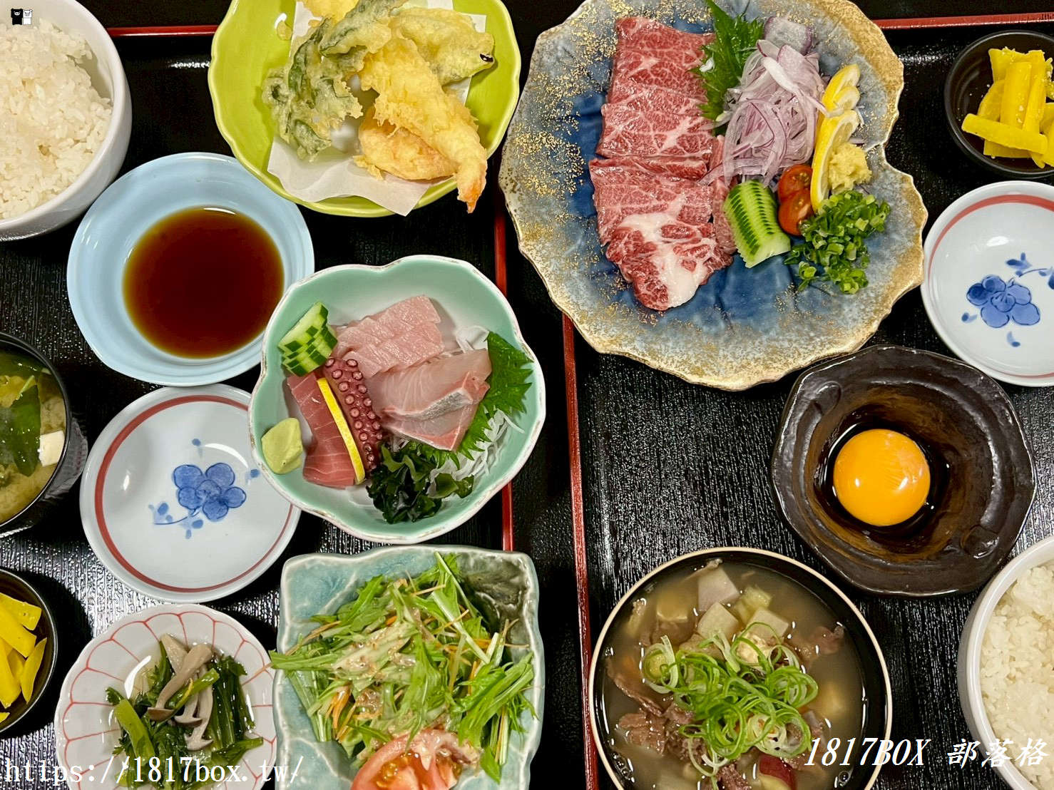 【日本在地美食】連當地人都排隊！「彩座」極上馬刺御膳肥美入口即化，經典和定食精緻滿分（內附必點菜單）