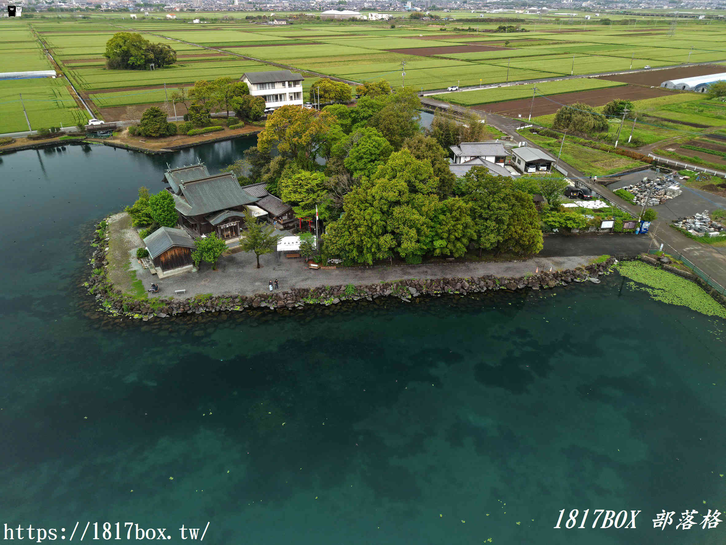 熊本隱藏版秘境！全日唯一「浮在水面」的戀愛神社：夫婦神浮島神社，求姻緣、除厄運超靈驗
