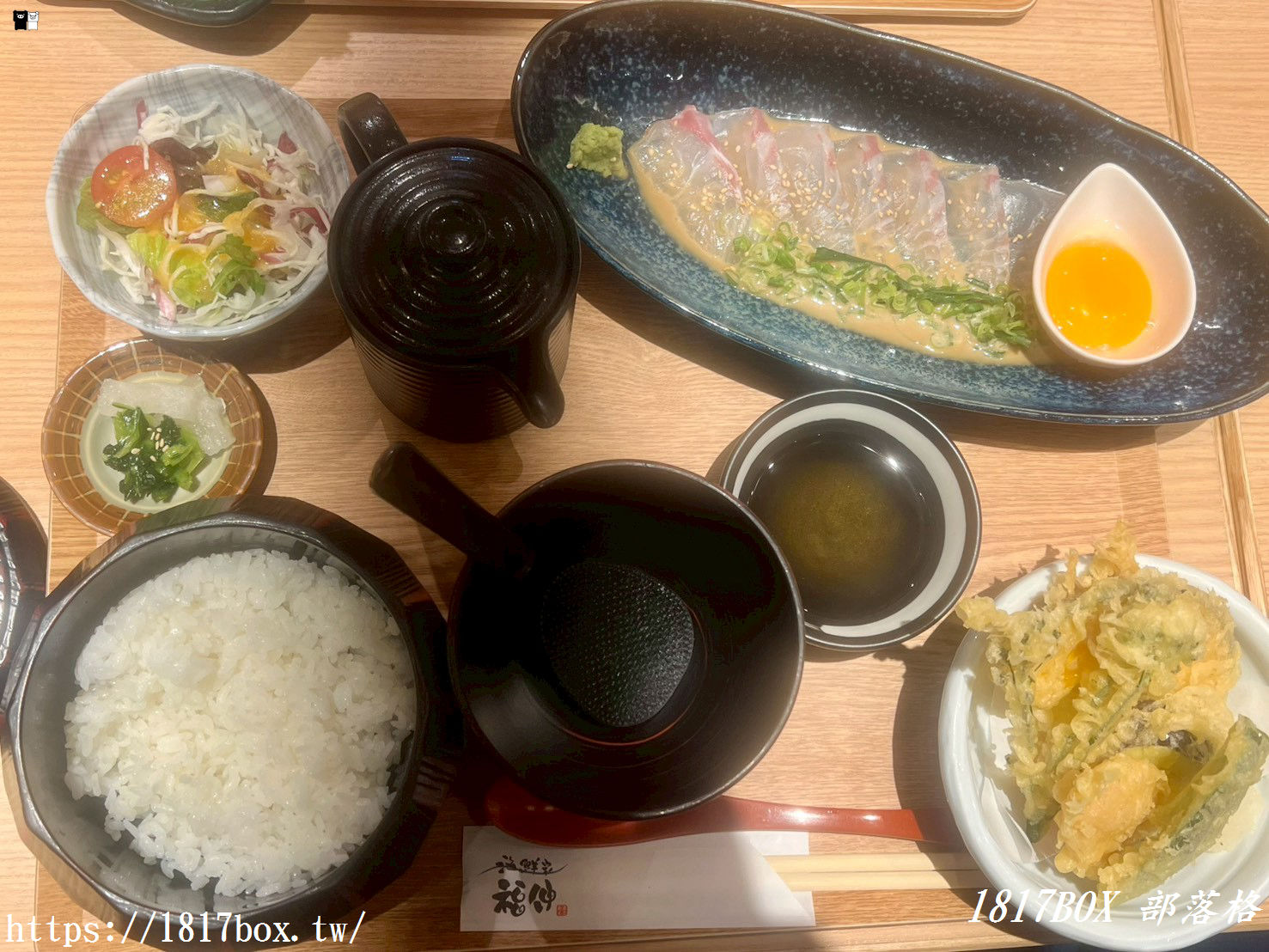 熊本車站必吃！【海鮮家 福伸】極致產地直送美味，爆漿鯛魚雞蛋飯與酥脆時令天婦羅的雙重衝擊！