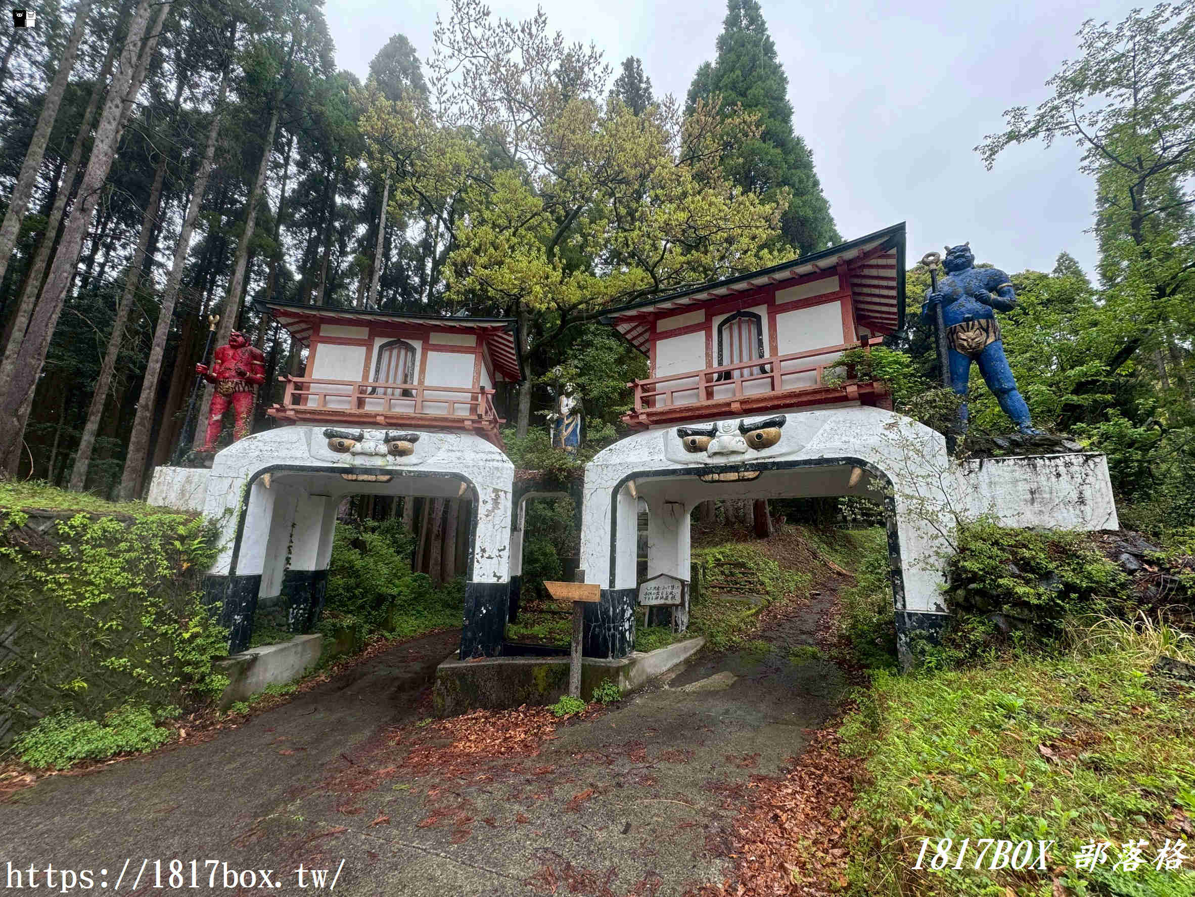 走進日本熊本的異世界！南阿蘇神祕奇景「赤鬼青鬼之門」，通往深山瀑布的地獄入口？