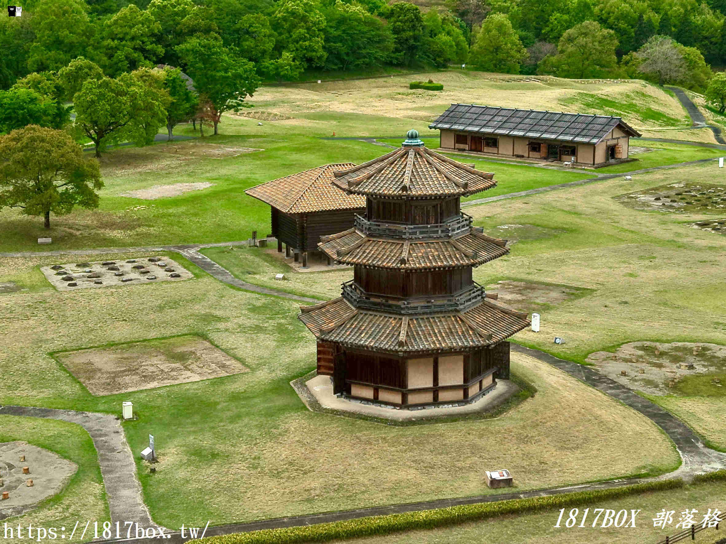 【熊本私房景點】穿越千年秒到飛鳥時代！「鞠智城跡」超巨型八角鼓樓、賞櫻野餐大草皮，在地人帶路歷史大冒險！