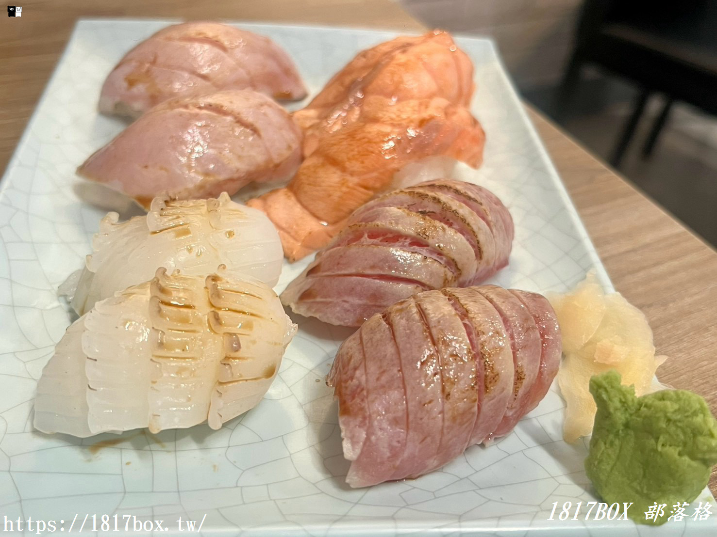 【台中梧棲美食】「有間壽司店」海線在地人激推！超狂炙燒握壽司與爆蛋麻油松阪鮮蚵，三井Outlet周邊平價日料首選！