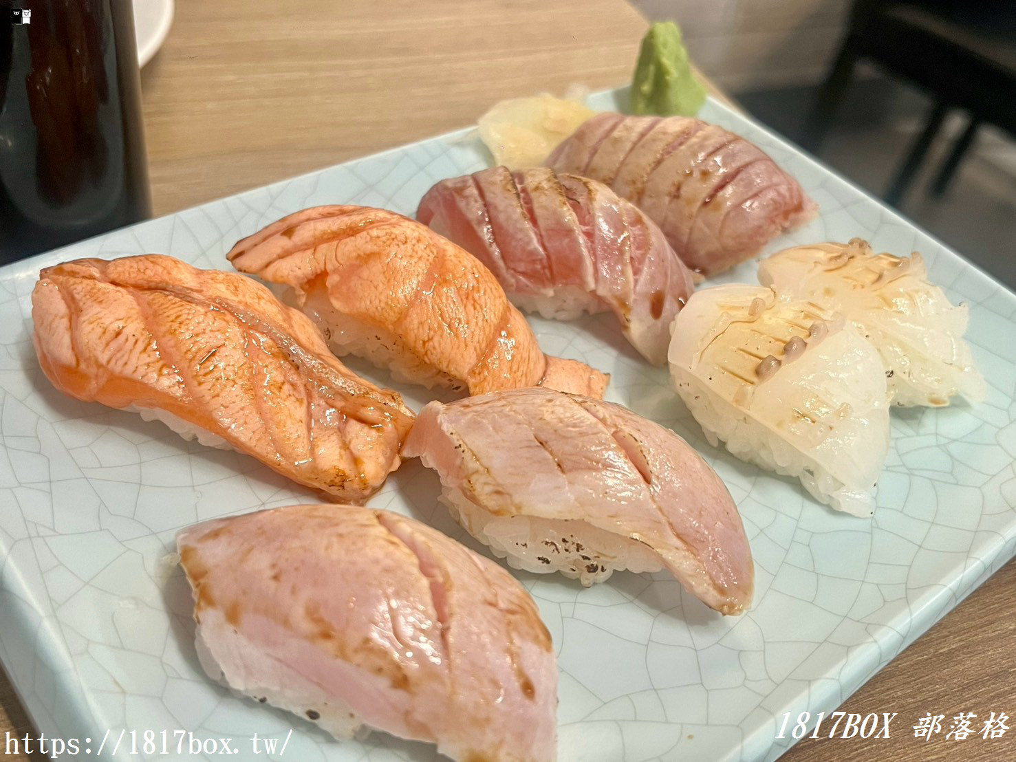 【台中梧棲美食】「有間壽司店」海線在地人激推！超狂炙燒握壽司與爆蛋麻油松阪鮮蚵，三井Outlet周邊平價日料首選！