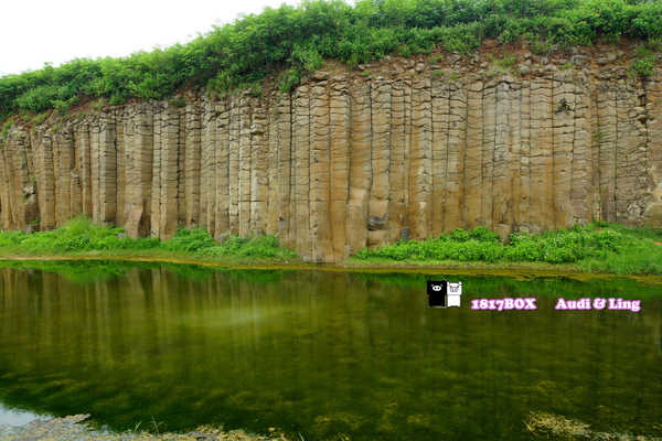 【澎湖。西嶼】池東大菓葉柱狀玄武岩。夢幻般的場景。彷彿走入畫裡 @1817BOX部落格
