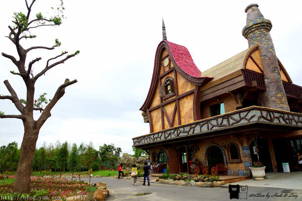 【嘉義。民雄】熊大庄森林主題觀光工廠。童話故事般的城堡呈現 @1817BOX部落格