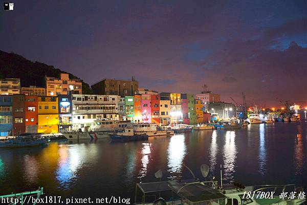 【基隆。中正】夜拍台版水岸威尼斯。正濱漁港。IG打卡熱門景點 @1817BOX部落格