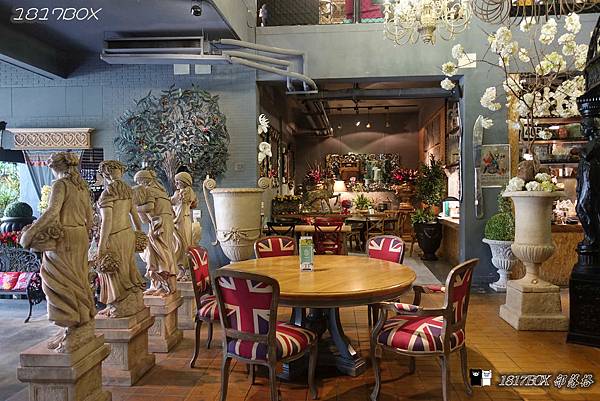 【彰化。田尾】Q Garden 田尾店。是傢俱店也是餐廳。彷彿置身維多利亞時代的錯覺。浮誇森林系餐廳