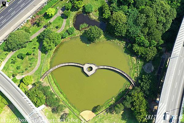 【彰化市】彰化翡翠之心。彰化景觀公園。景觀生態池。空拍攝影分享 @1817BOX部落格