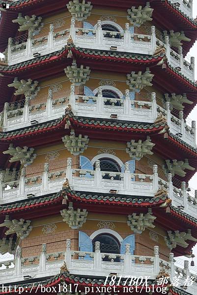 【南投。魚池】日月潭著名地標之一。慈恩塔。中國寶塔式建築